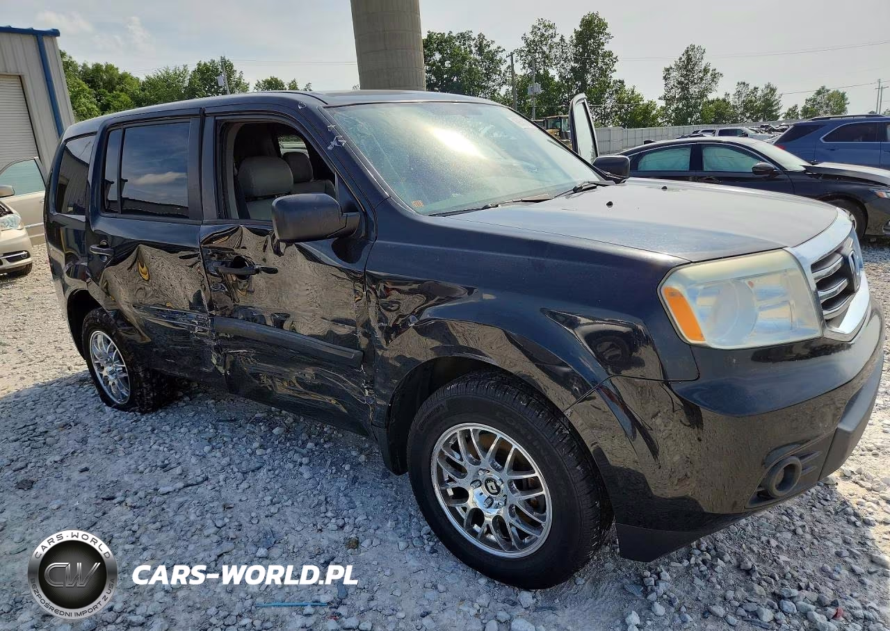 2013 Honda Pilot Lx VIN:5FNYF3H20DB042278 - 4