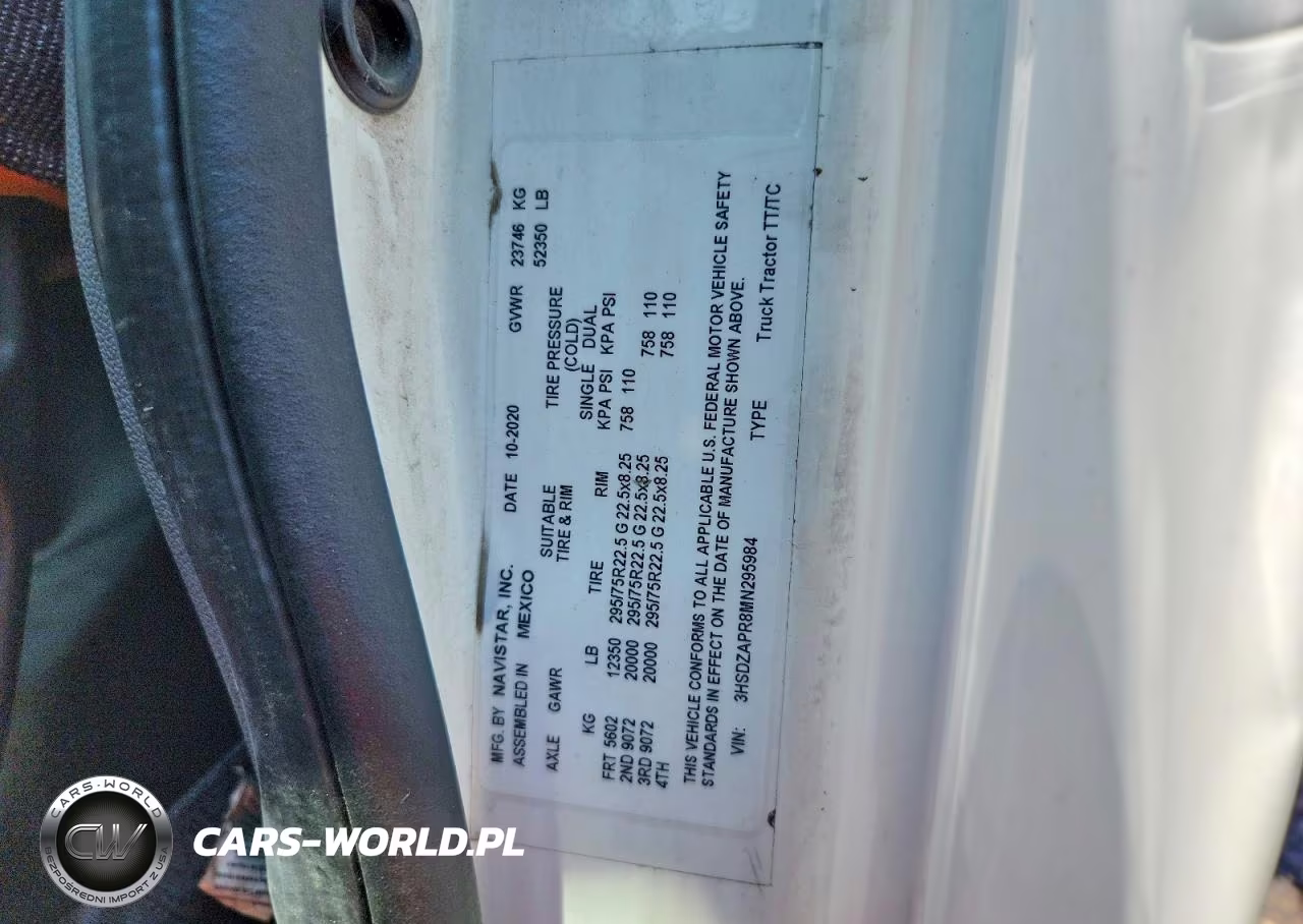 2021 International Lt625 Semi Truck VIN:3HSDZAPR8MN295984 - 13