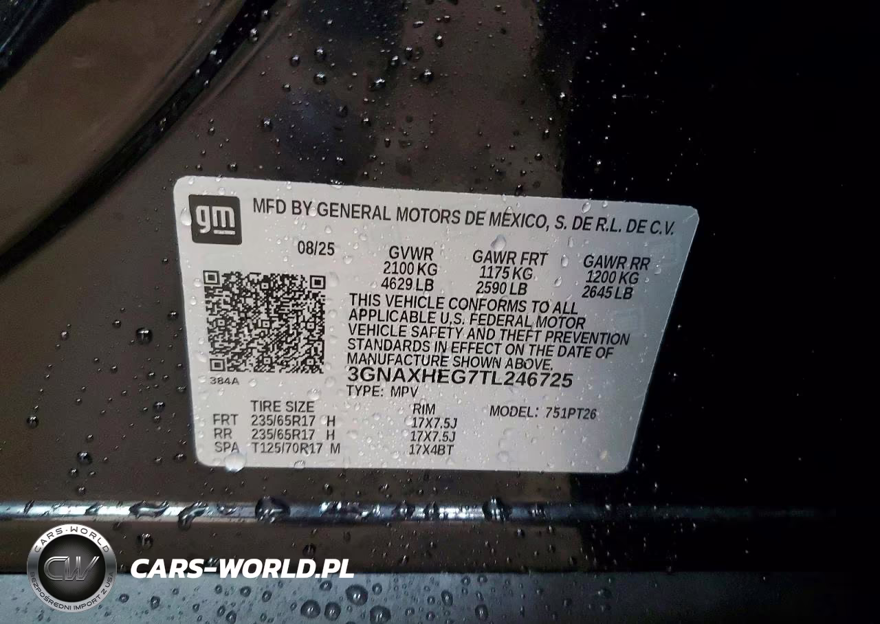 2026 Chevrolet Equinox Lt VIN:3GNAXHEG7TL246725 - 13