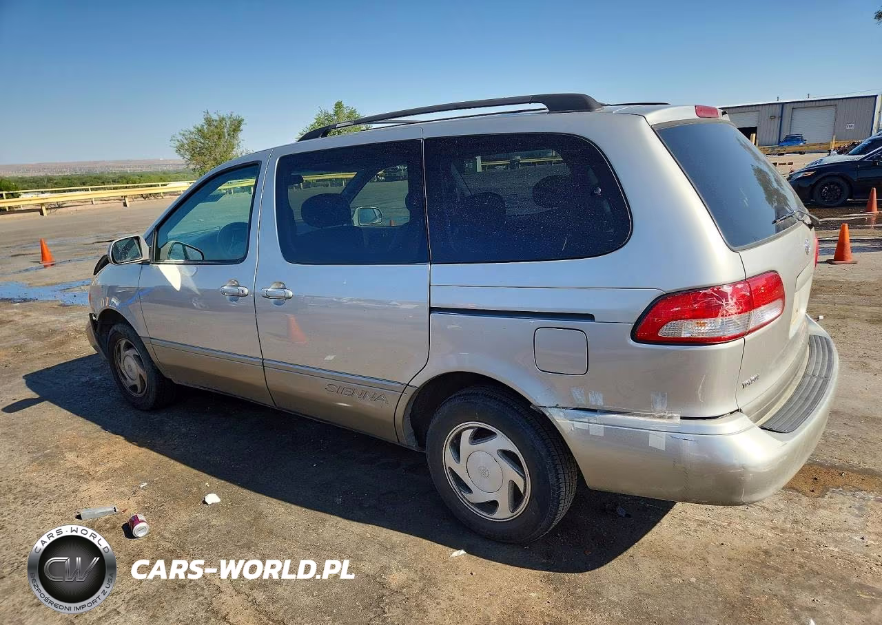 2002 Toyota Sienna Xle VIN:4T3ZF13CX2U462758 - 2