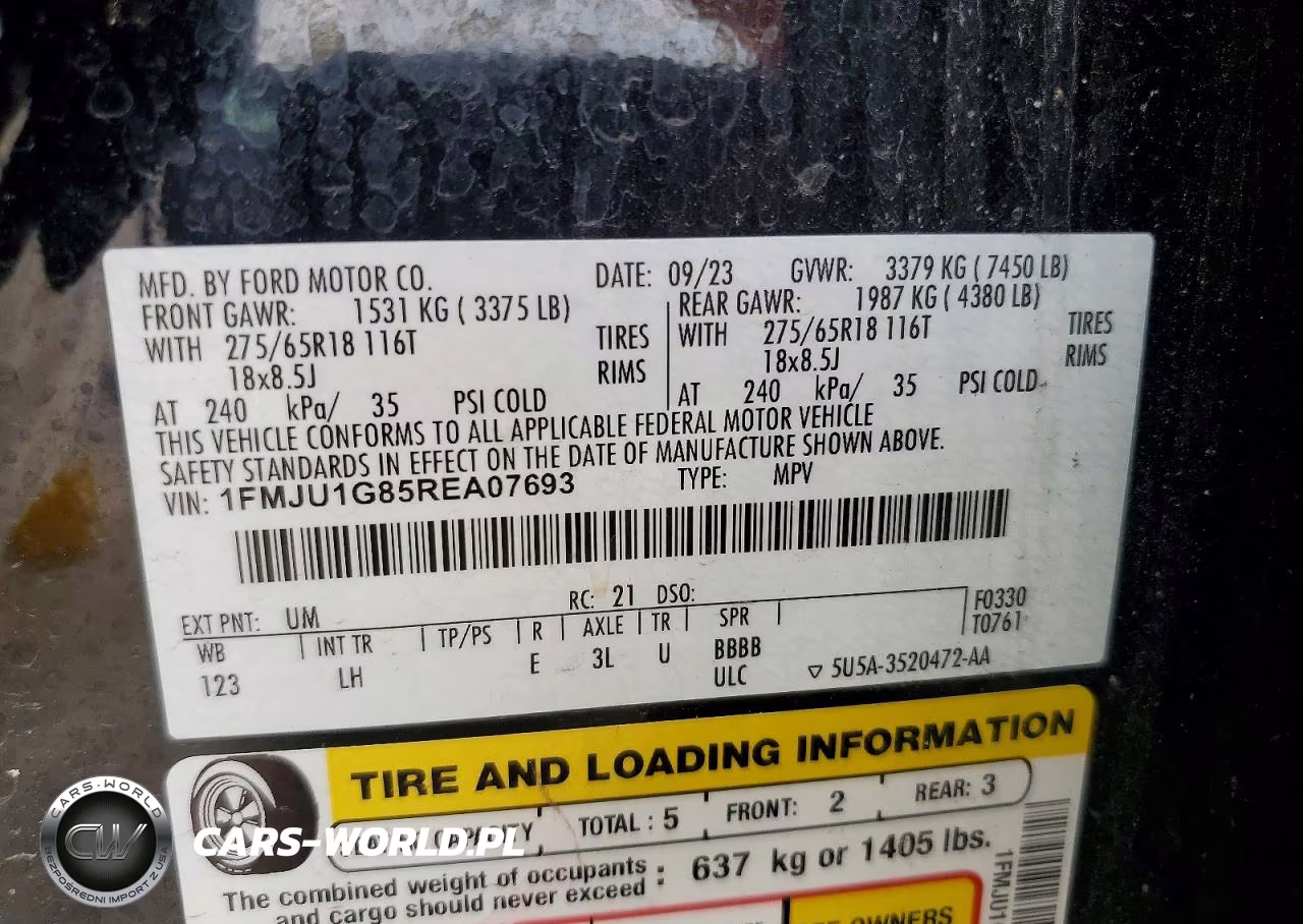2024 Ford Expedition Xl VIN:1FMJU1G85REA07693 - 13