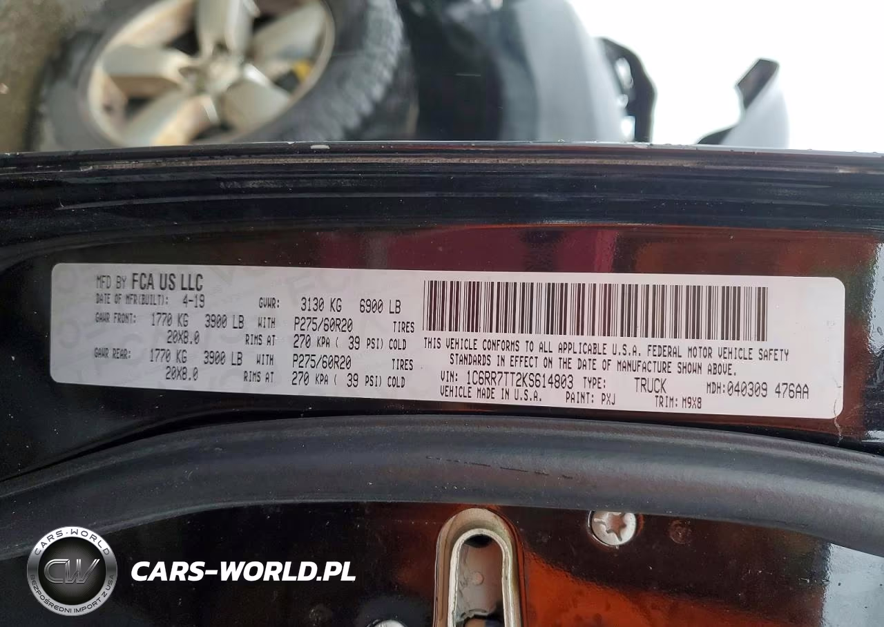 2019 Ram 1500 Classic Slt VIN:1C6RR7TT2KS614803 - 13