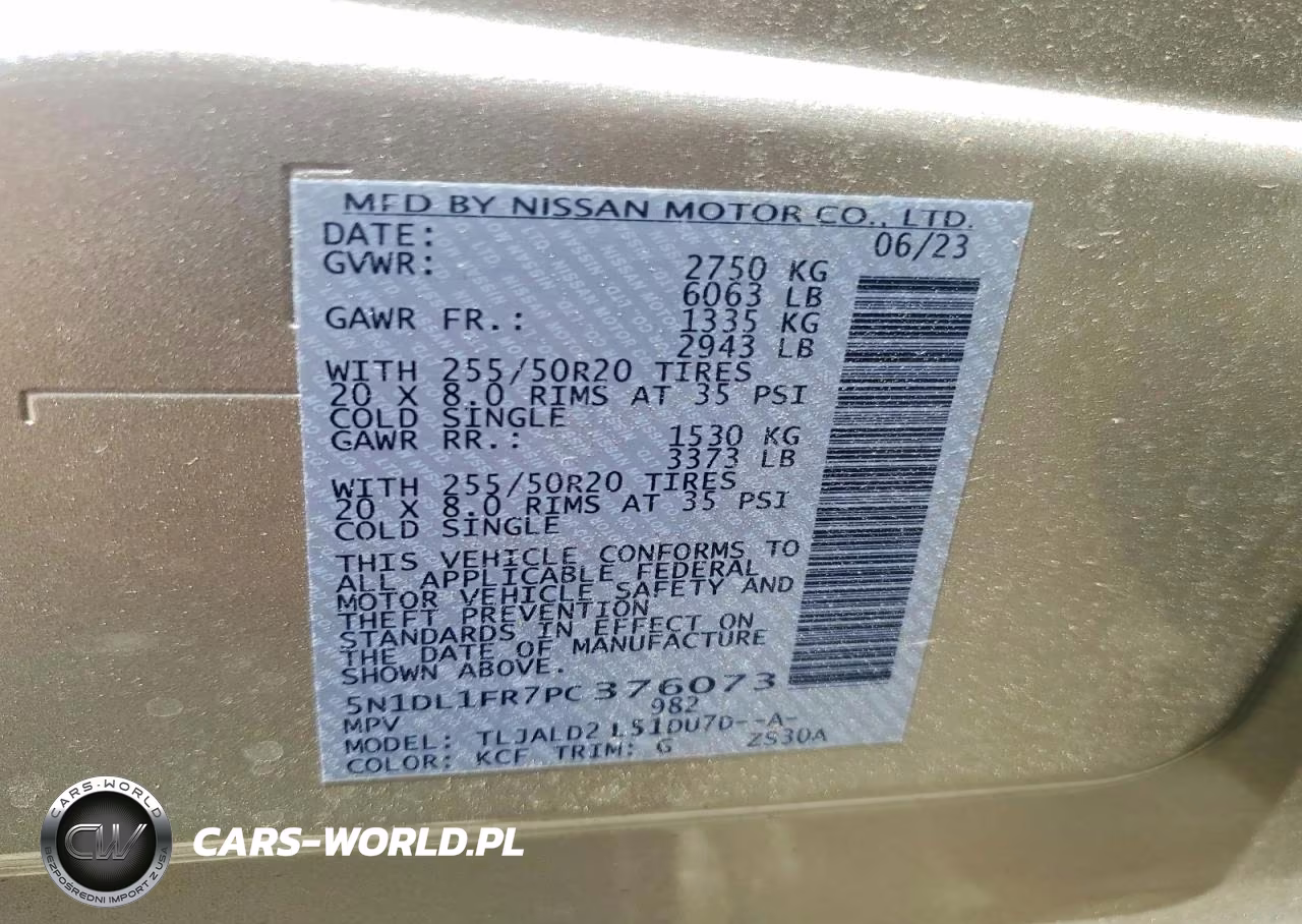2023 Infiniti Qx60 Luxe VIN:5N1DL1FR7PC376073 - 13