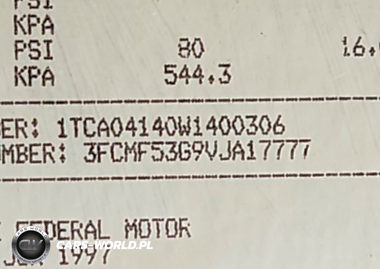 1997 Ford F530 Super Duty VIN:3FCMF53G9VJA17777 - 10