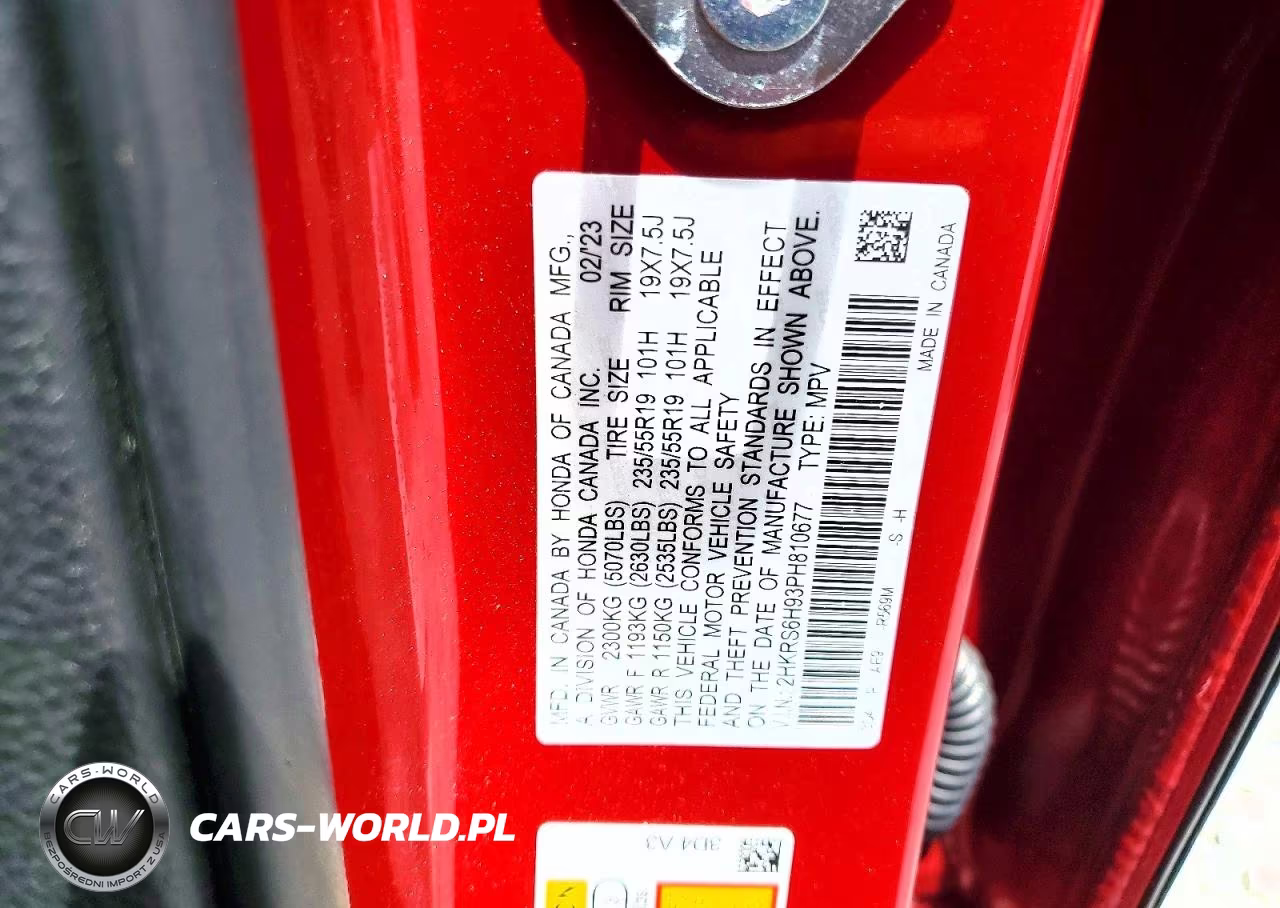 2023 Honda Cr-V Sport Touring VIN:2HKRS6H93PH810677 - 14