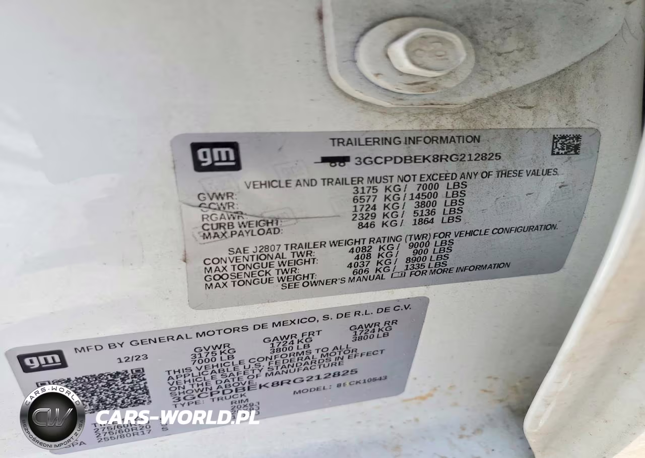 2024 Chevrolet Siverado 1500 VIN:3GCPDBEK8RG212825 - 13