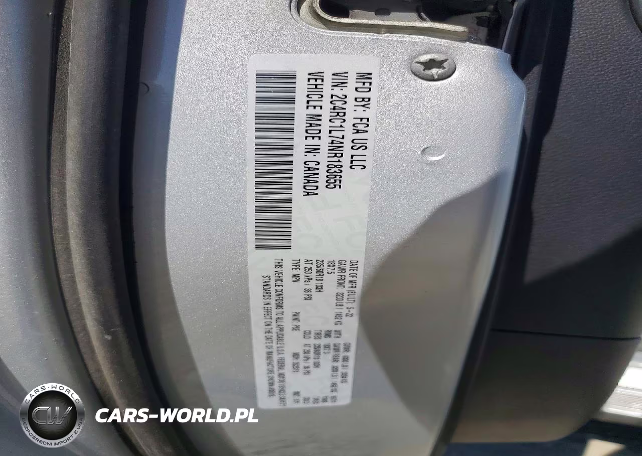 2022 Chrysler Pacifica Hybrid Touring L VIN:2C4RC1L74NR183655 - 14