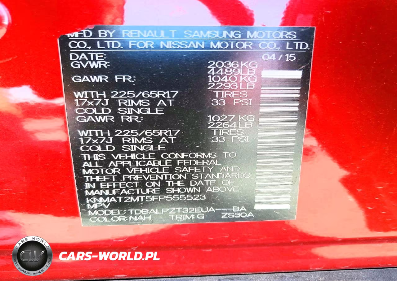 2015 Nissan Rogue S VIN:KNMAT2MT5FP555523 - 12