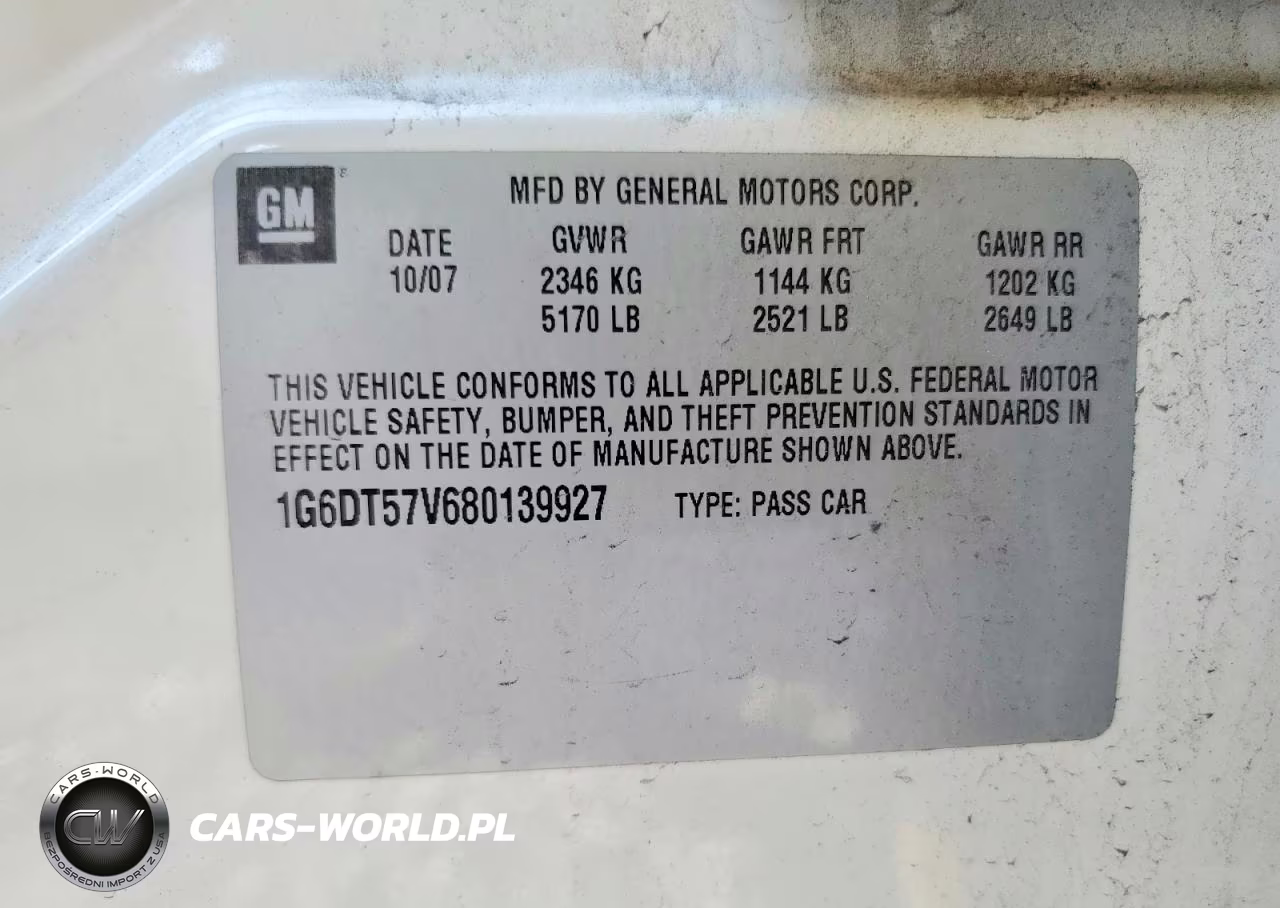 2008 Cadillac Cts Hi Feature V6 VIN:1G6DT57V680139927 - 13