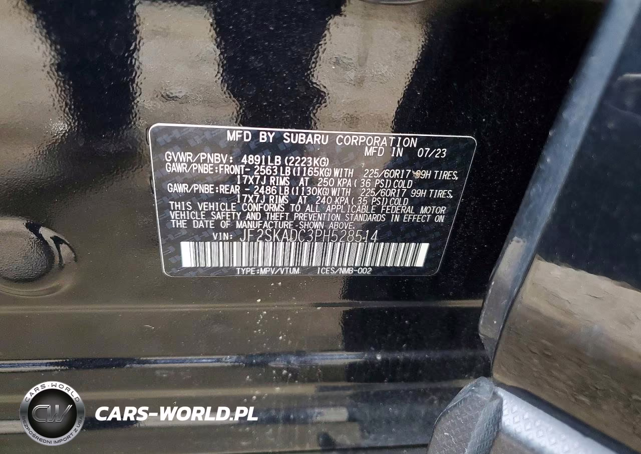 2023 Subaru Forester Premium VIN:JF2SKADC3PH528514 - 12