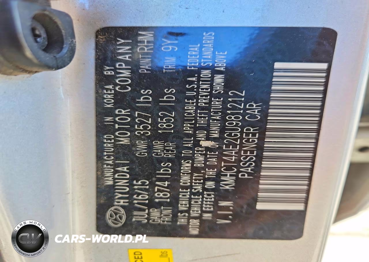 2016 Hyundai Accent Se VIN:KMHCT4AE2GU981212 - 12