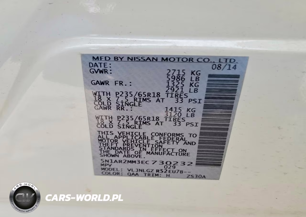 2014 Nissan Pathfinder S VIN:5N1AR2MM3EC730232 - 14