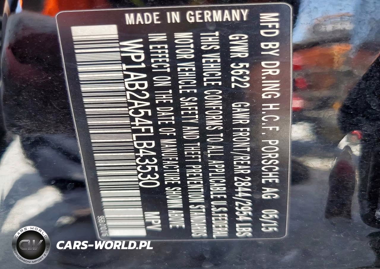 2015 Porsche Macan S VIN:WP1AB2A54FLB43530 - 12