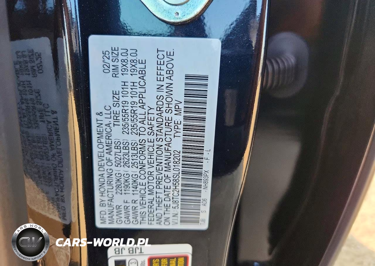 2025 Acura Rdx Technology VIN:5J8TC2H58SL018202 - 12