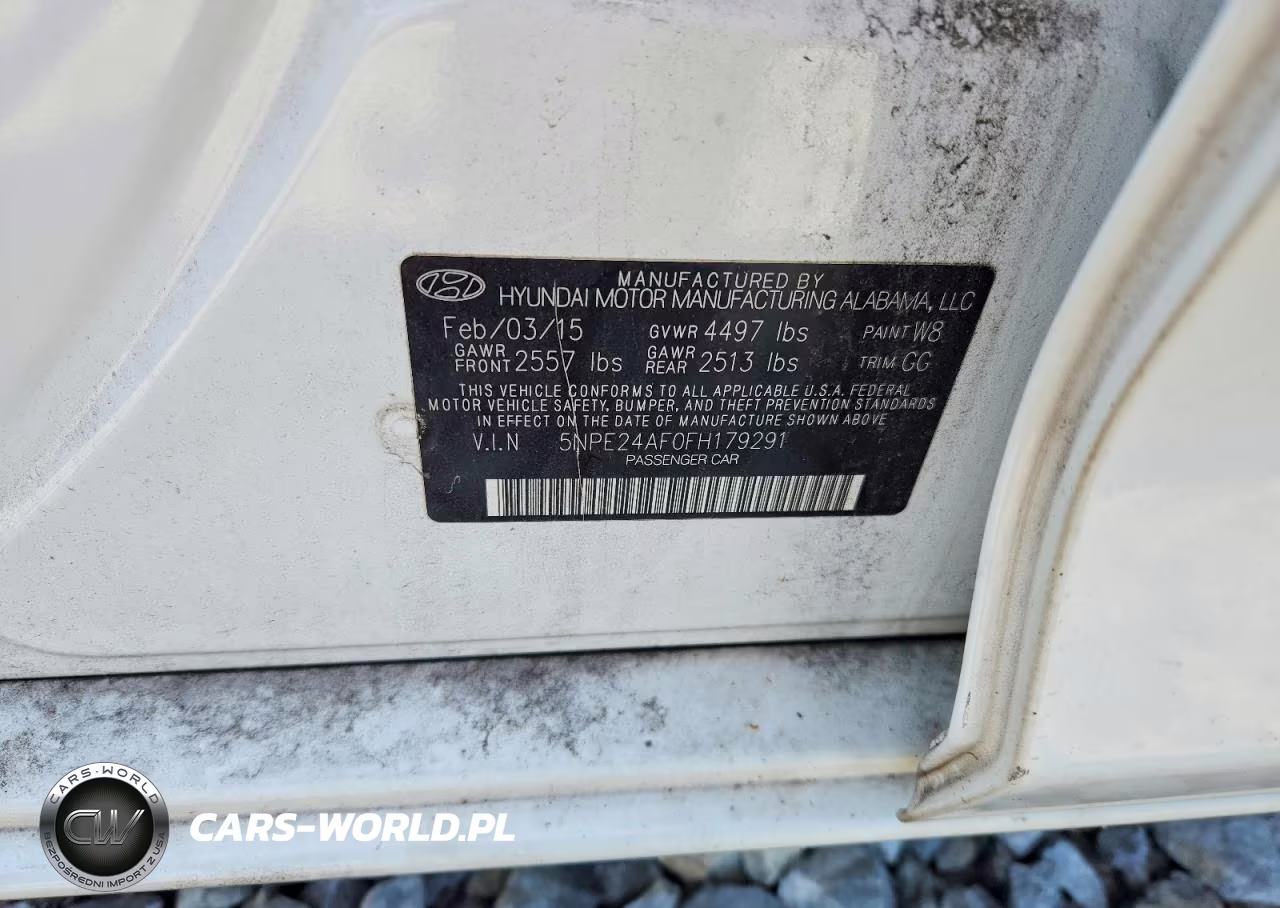 2015 Hyundai Sonata Se VIN:5NPE24AF0FH179291 - 12