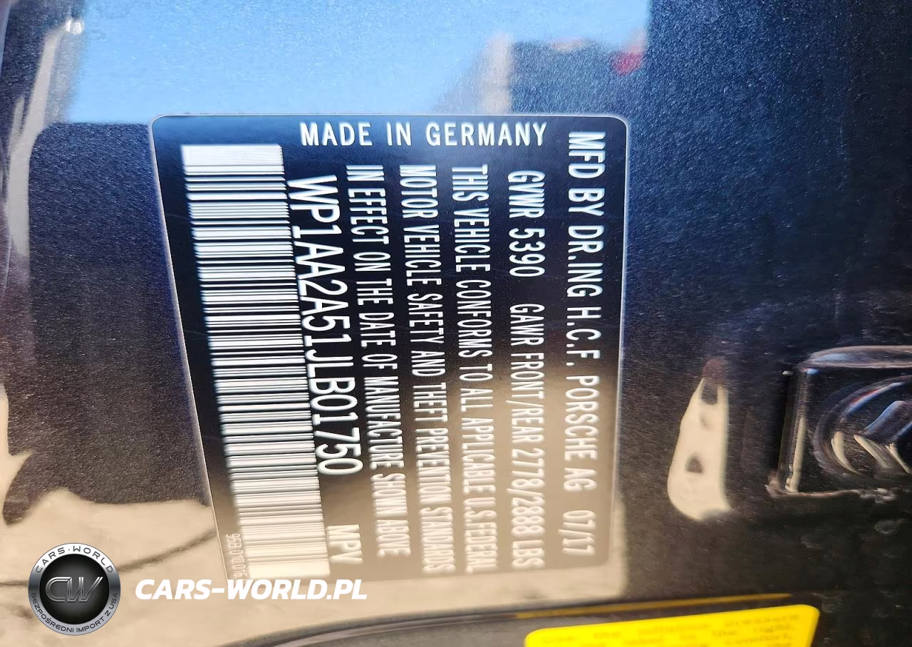 2018 Porsche Macan VIN:WP1AA2A51JLB01750 - 13