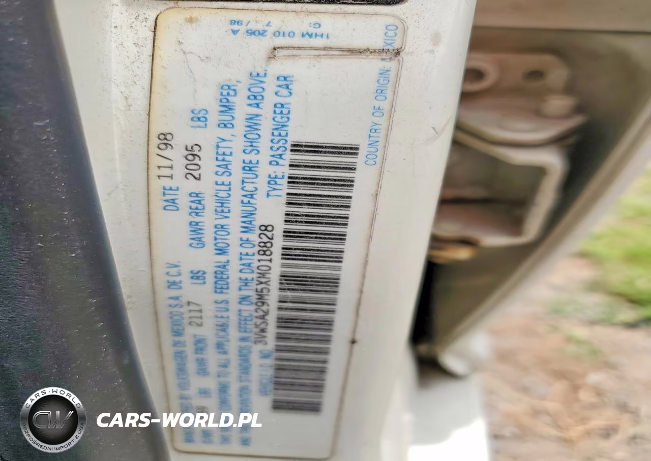 1999 Volkswagen Jetta Gls VIN:3VWSA29M5XM018828 - 12