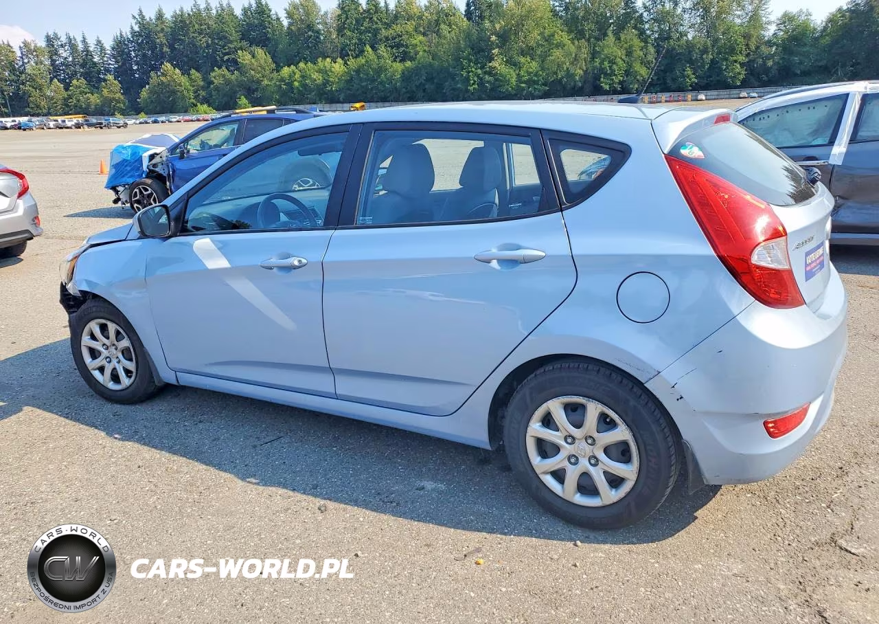 2013 Hyundai Accent Gs VIN:KMHCT5AEXDU126226 - 2
