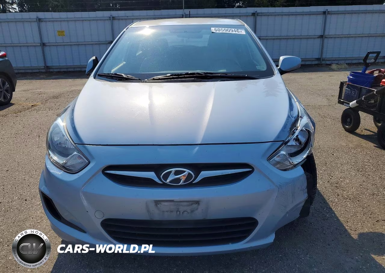 2013 Hyundai Accent Gs VIN:KMHCT5AEXDU126226 - 5