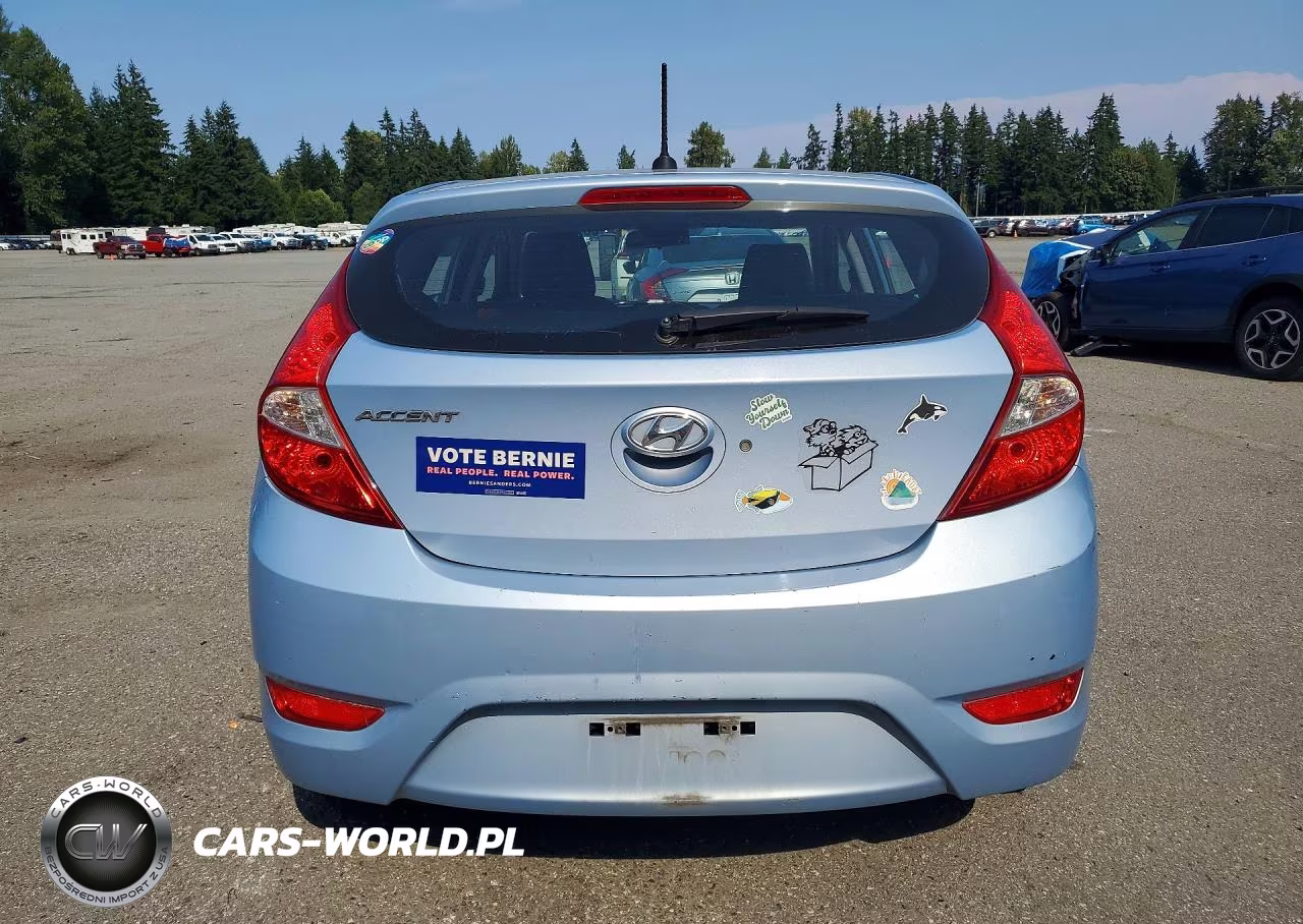 2013 Hyundai Accent Gs VIN:KMHCT5AEXDU126226 - 6
