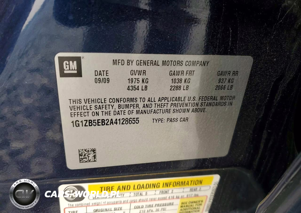 2010 Chevrolet Malibu Ls VIN:1G1ZB5EB2A4128655 - 12