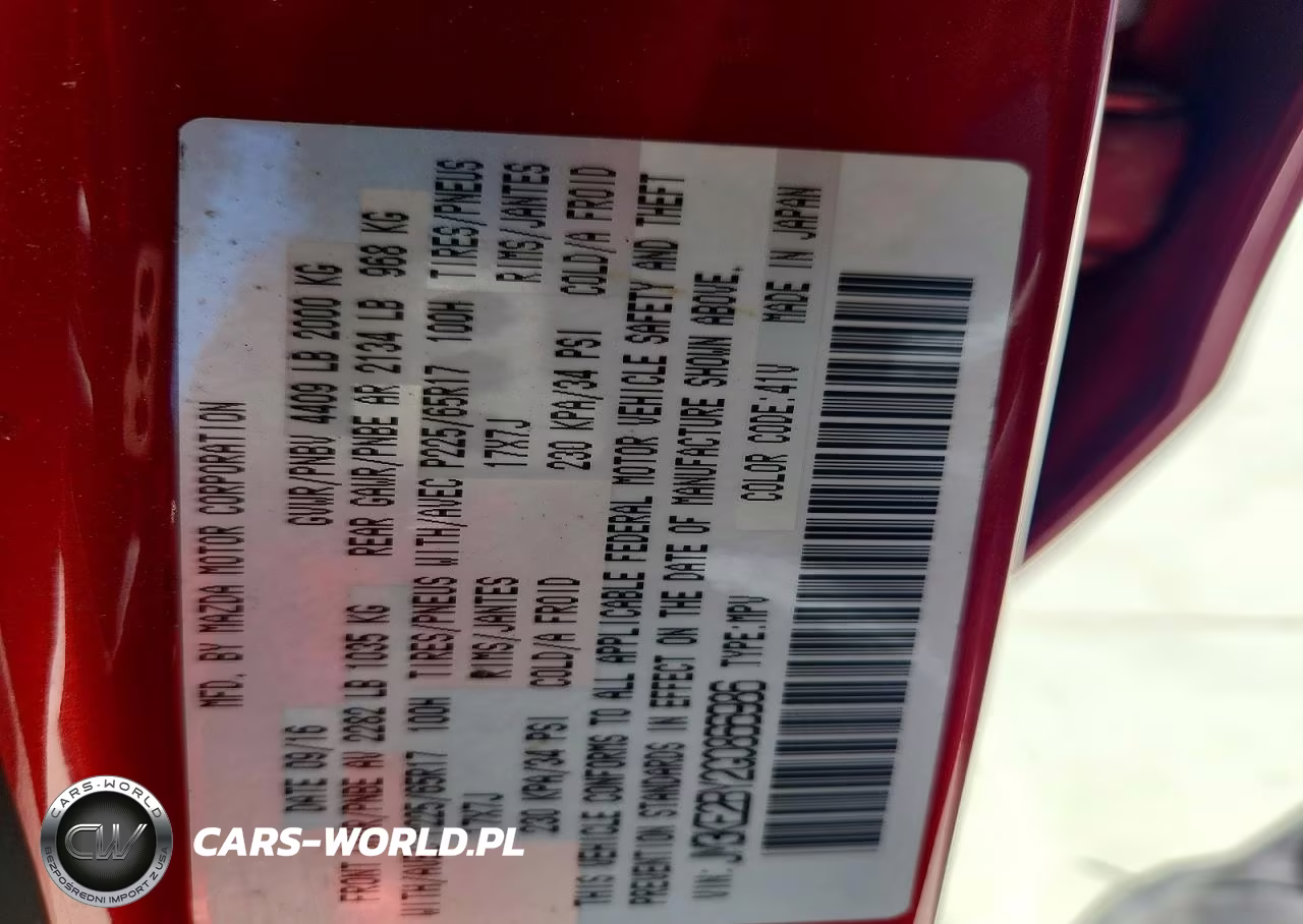 2016 Mazda Cx-5 Sport VIN:JM3KE2BY2G0866986 - 13