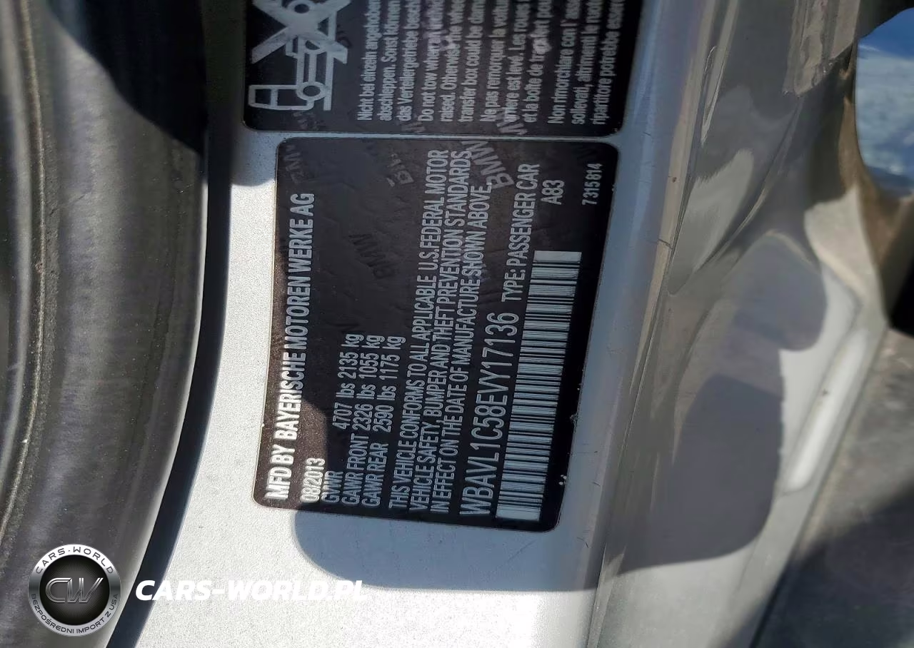 2014 BMW X1 xDrive28I VIN:WBAVL1C58EVY17136 - 12
