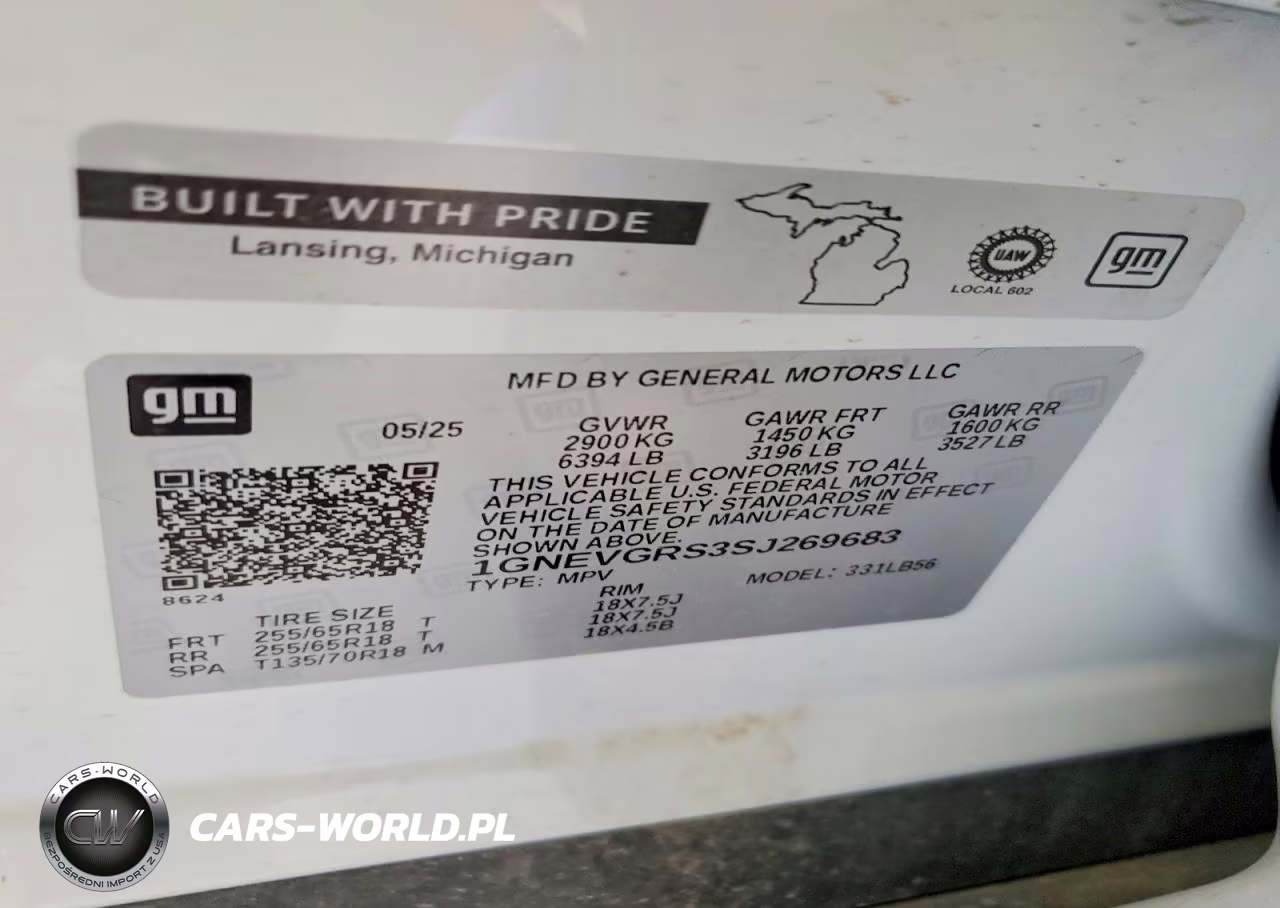 2025 Chevrolet Traverse Lt VIN:1GNEVGRS3SJ269683 - 13