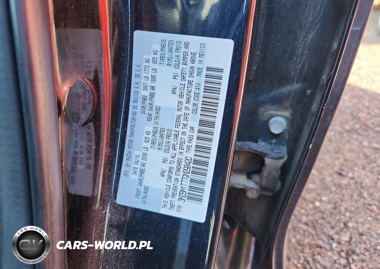 2016 Mazda 3 Sport VIN:3MZBM1T77GM298420 - 12