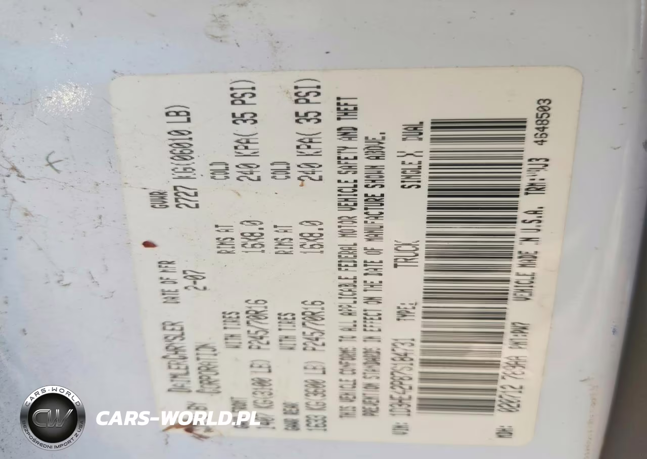 2007 Dodge Dakota Slt VIN:1D3HE42P87S184731 - 12