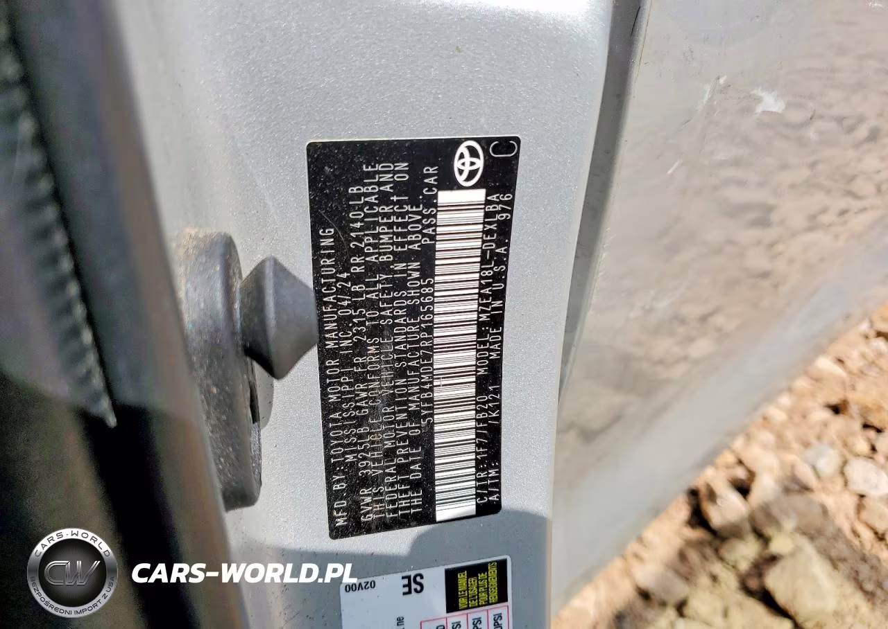 2024 Toyota Corolla Le VIN:5YFB4MDE7RP165685 - 12