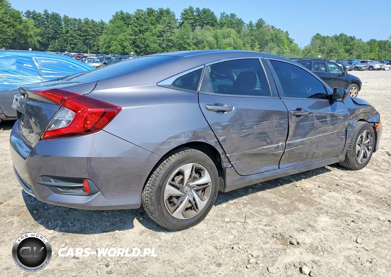 2019 Honda Civic Lx VIN:2HGFC2F66KH570545 - 3