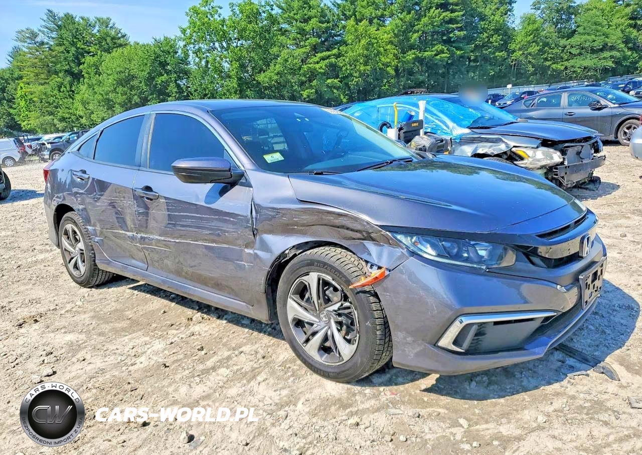 2019 Honda Civic Lx VIN:2HGFC2F66KH570545 - 4