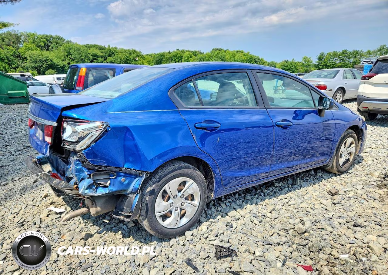 2014 Honda Civic Lx VIN:19XFB2F58EE004136 - 3