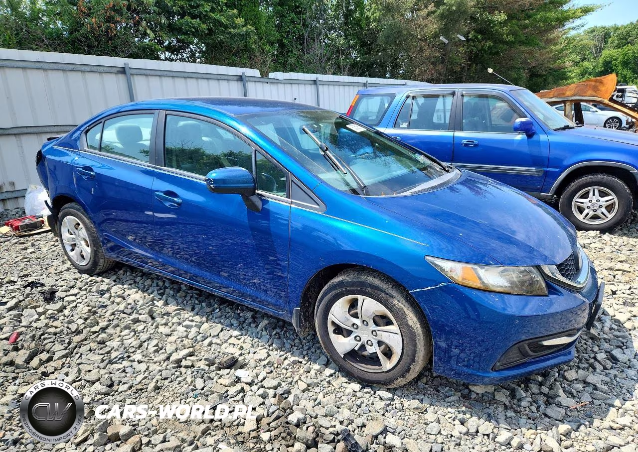 2014 Honda Civic Lx VIN:19XFB2F58EE004136 - 4