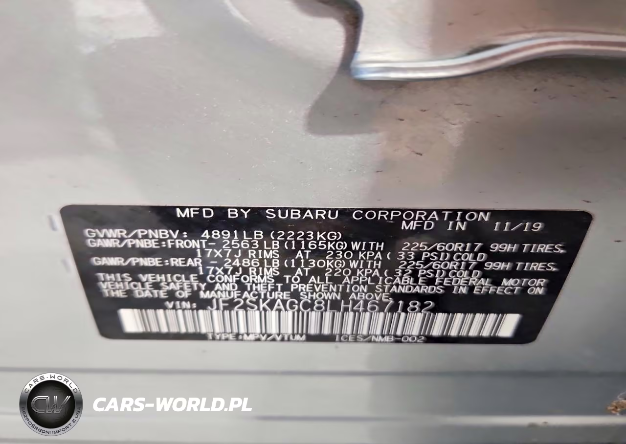 2020 Subaru Forester Premium VIN:JF2SKAGC8LH467182 - 14