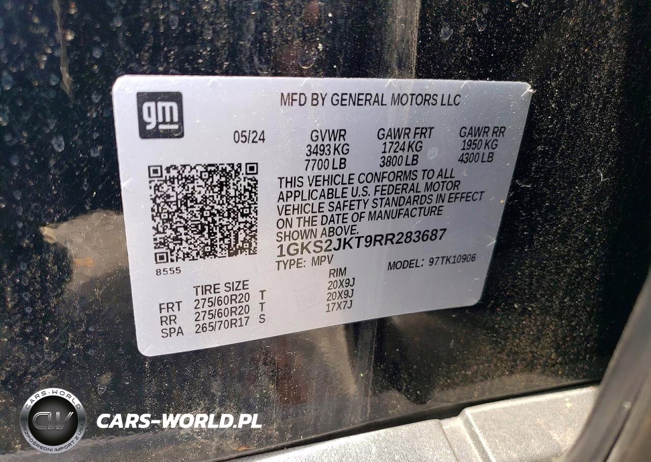 2024 GMC Yukon Xl Denali VIN:1GKS2JKT9RR283687 - 13