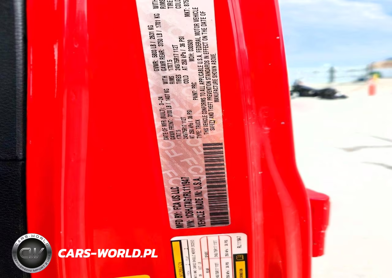 2024 Jeep Gladiator Sport VIN:1C6HJTAG1RL111947 - 12