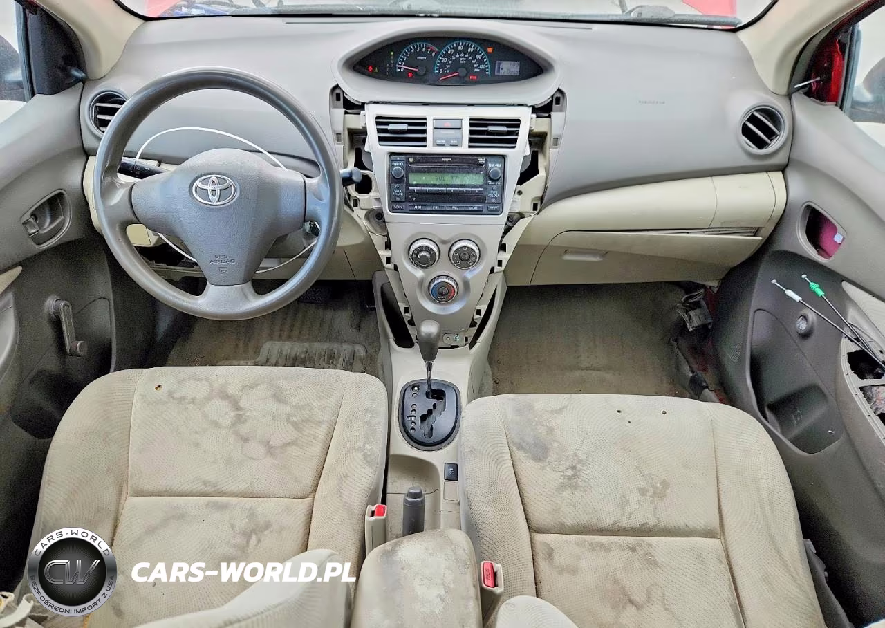 2010 Toyota Yaris Base VIN:JTDBT4K34A1379692 - 8