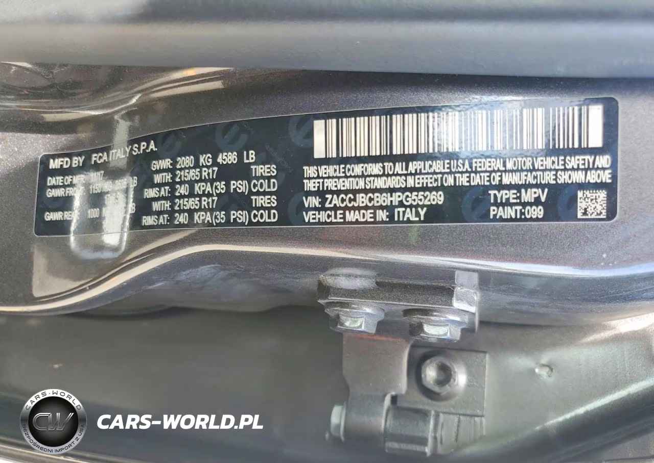2017 Jeep Renegade Trailhawk VIN:ZACCJBCB6HPG55269 - 14