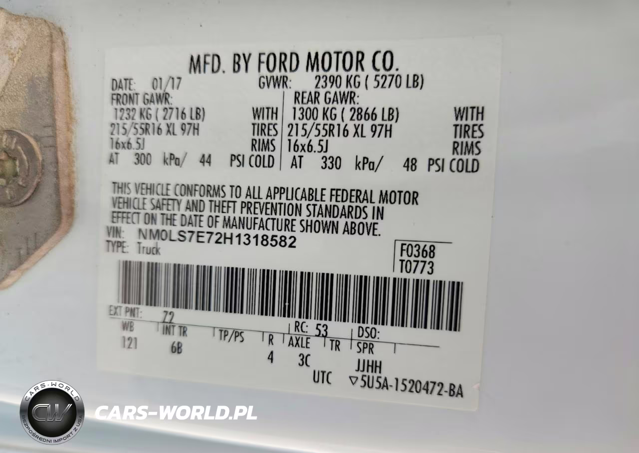 2017 Ford Transit Connect Xl Delivery Van VIN:NM0LS7E72H1318582 - 14