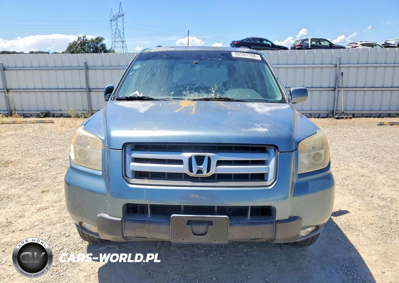 2007 Honda Pilot Ex VIN:5FNYF28427B008293 - 5