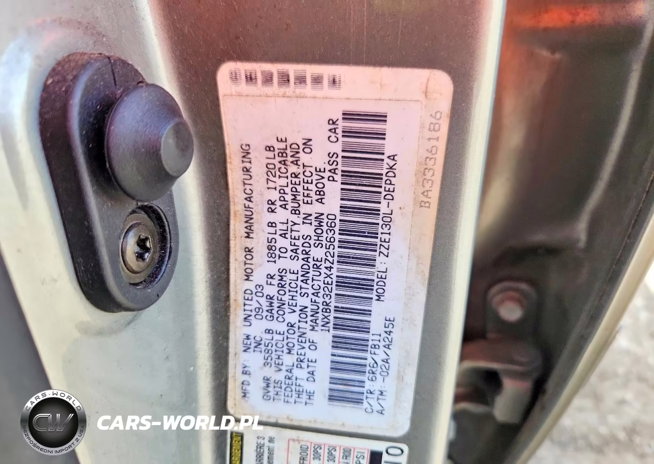 2004 Toyota Corolla Ce VIN:1NXBR32EX4Z256360 - 12