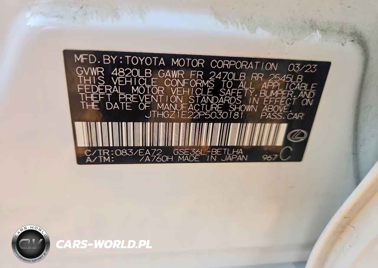 2003 Lexus Is 350 VIN:JTHGZ1E22P5030181 - 13