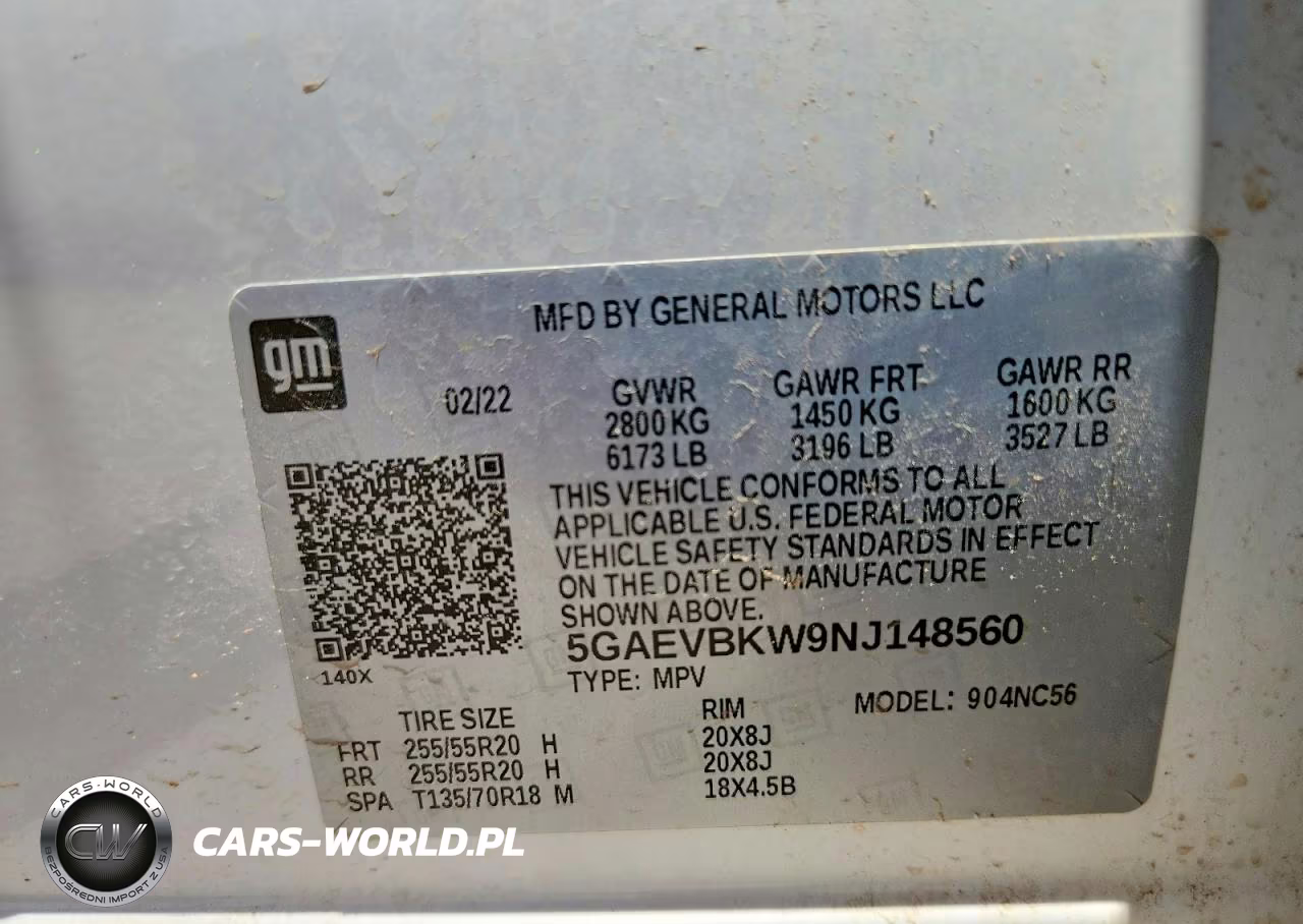 2022 Buick Enclave Premium VIN:5GAEVBKW9NJ148560 - 13