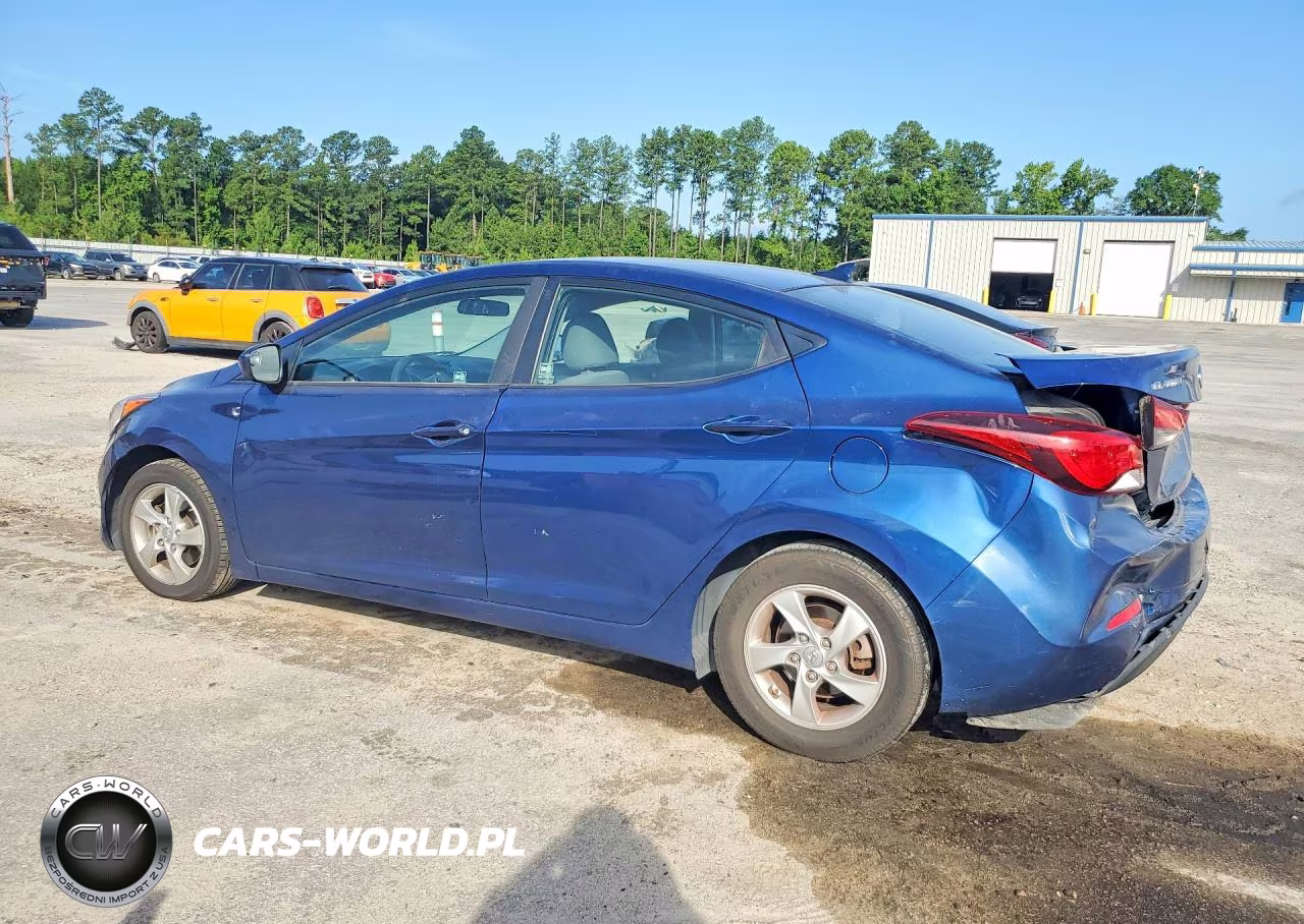 2015 Hyundai Elantra Se VIN:5NPDH4AE3FH596180 - 2