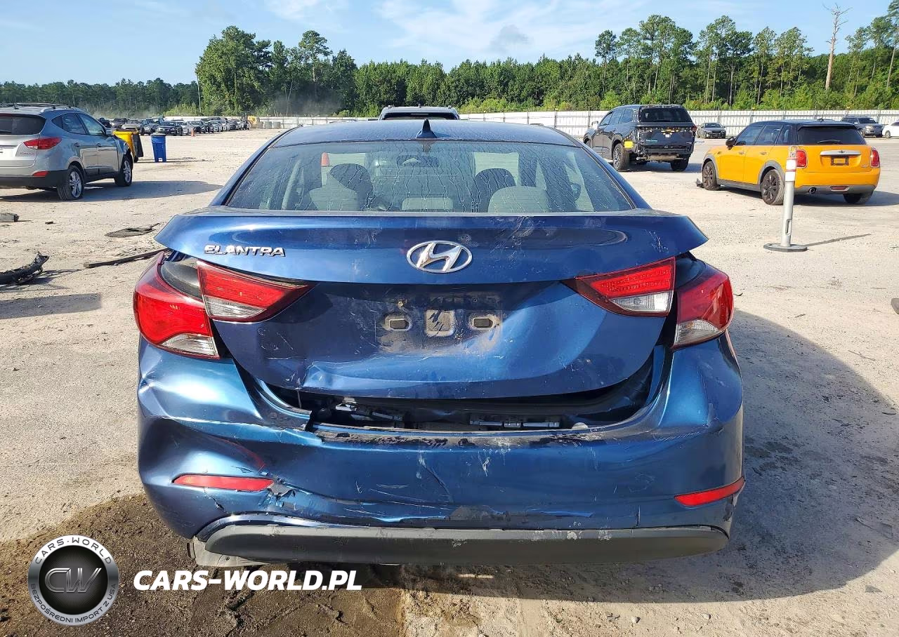 2015 Hyundai Elantra Se VIN:5NPDH4AE3FH596180 - 6
