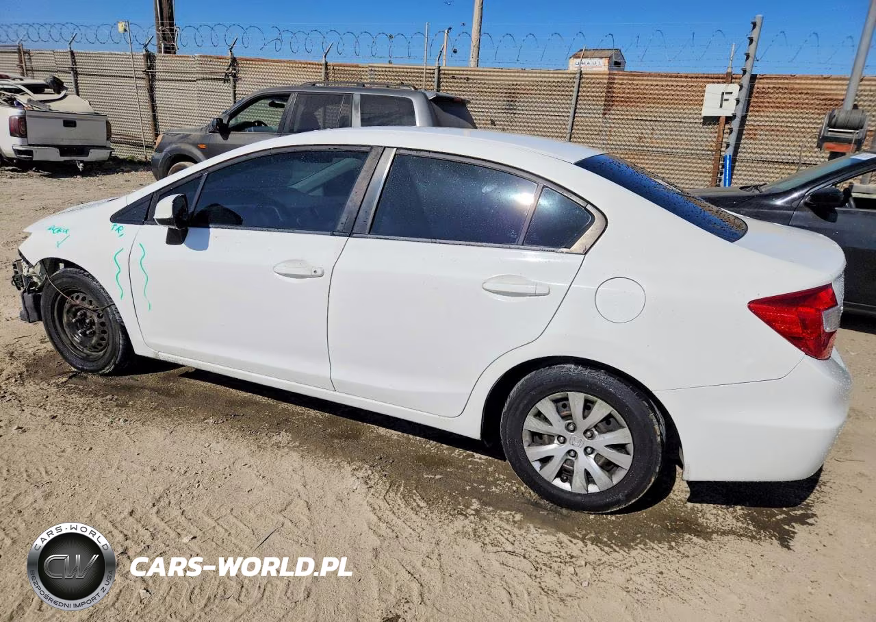2012 Honda Civic Lx VIN:19XFB2F57CE040462 - 2