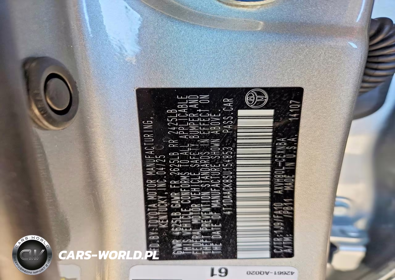 2025 Toyota Camry Le VIN:4T1DAACK8SU154853 - 13