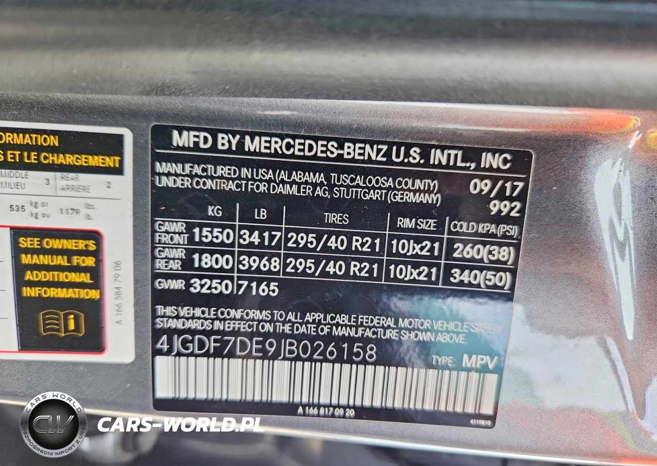 2018 Mercedes-Benz Gls 550 4Matic VIN:4JGDF7DE9JB026158 - 12